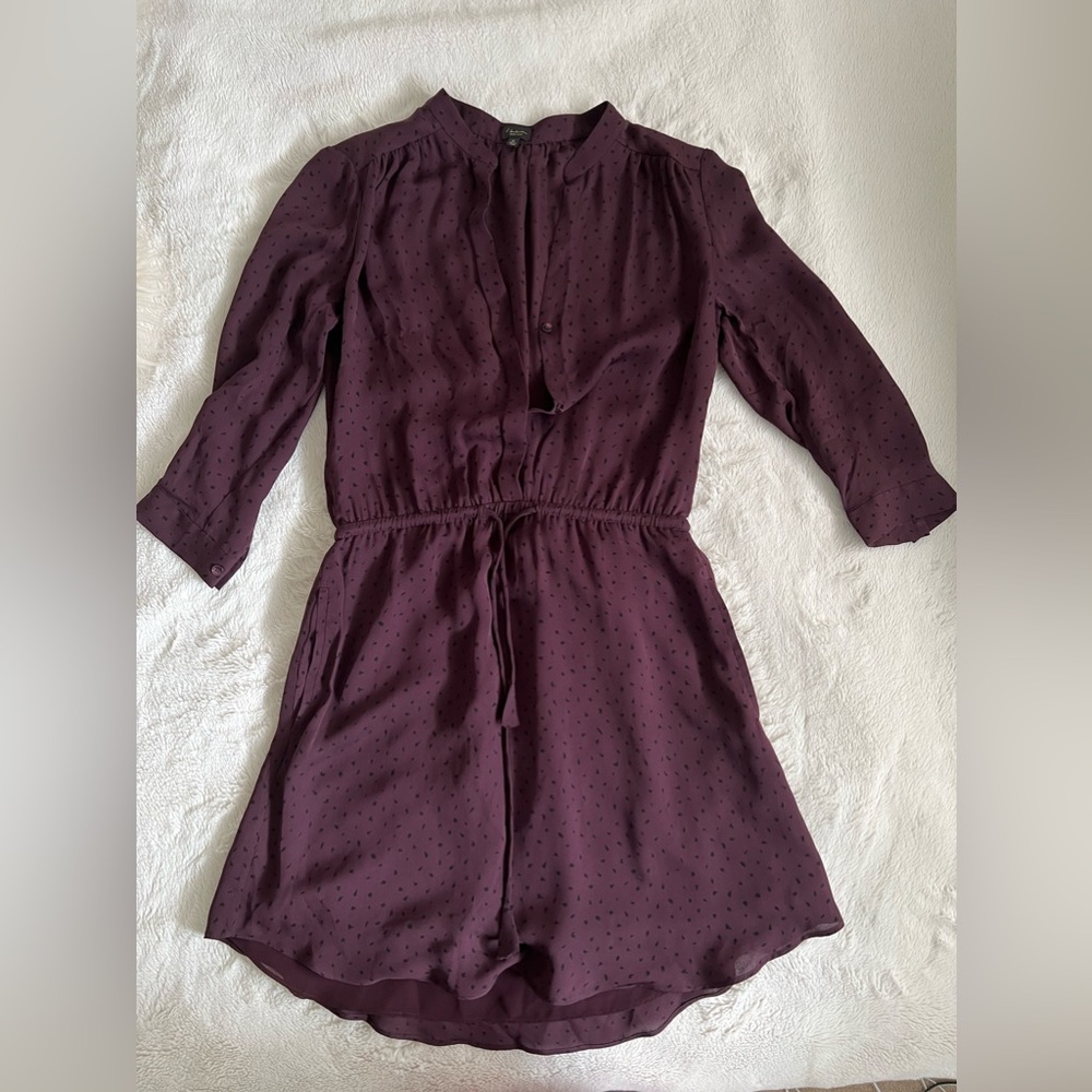 Aritzia 100% silk size xs Benner dress